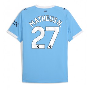 Manchester City Matheus Nunes #27 Primera Equipación 2025-26 Manga Corta
